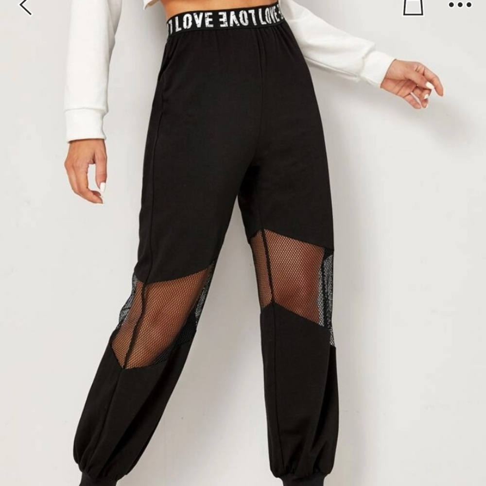 SHEIN mesh pants
